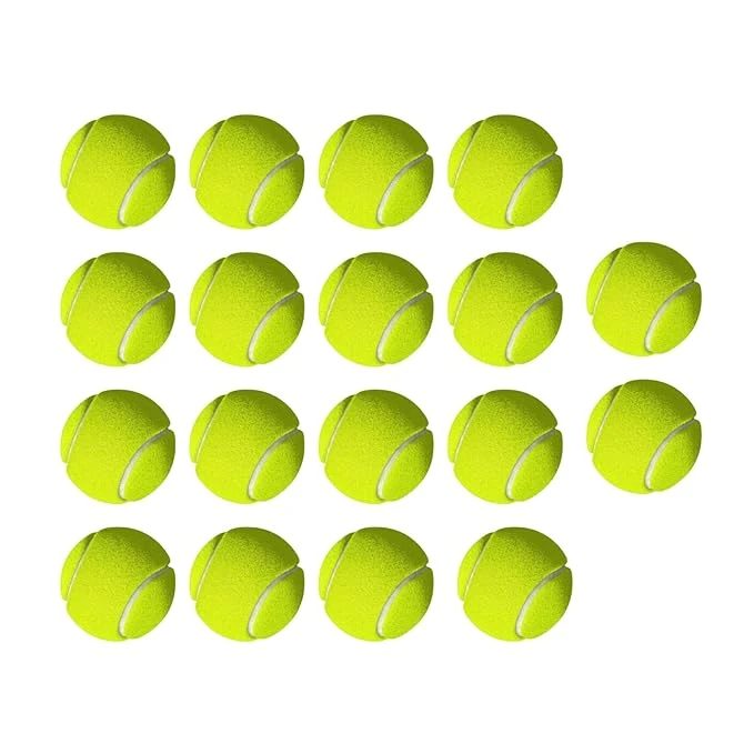 Pack of 18 Yellow Tennis Balls